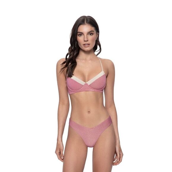 NWT PQ SWIM Namaste Evie Underwire Bralette Bikini Top - Picture 1 of 16